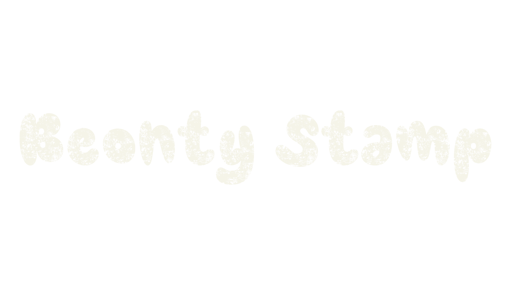 Beonty Stamp, bold font preview