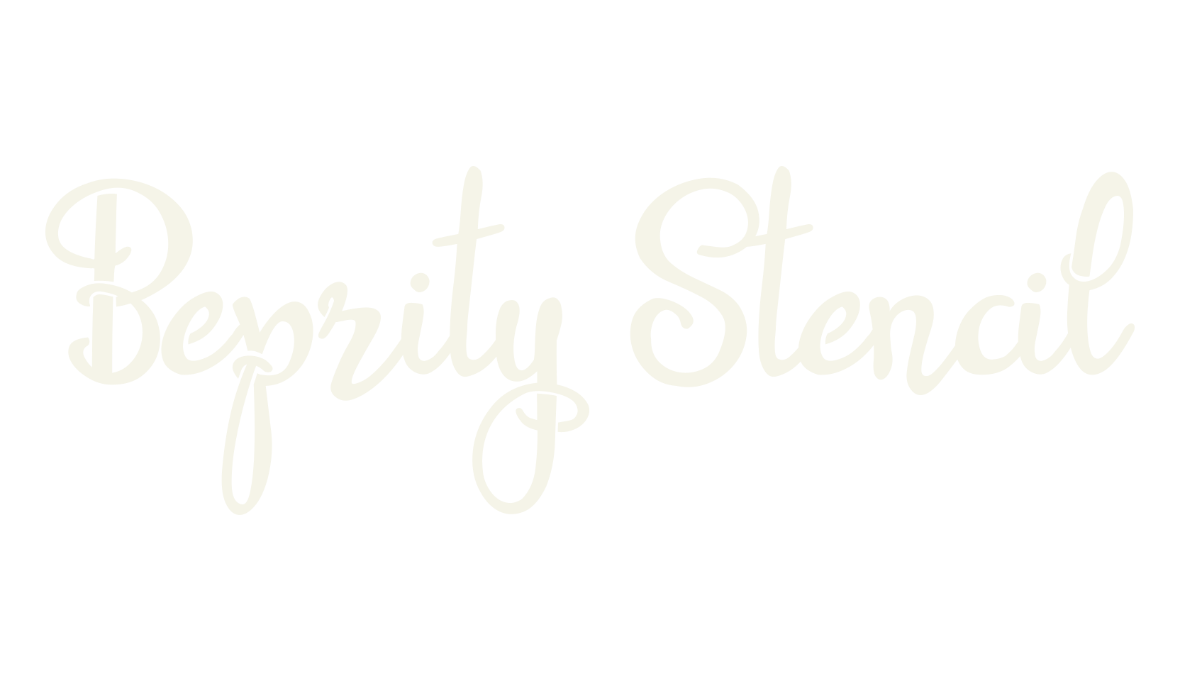 Beprity Stencil, stencil font preview