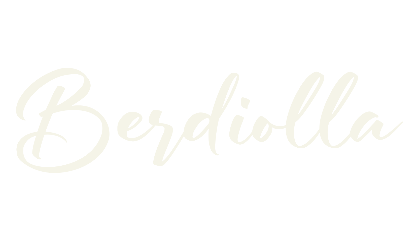 Berdiolla, logo font preview