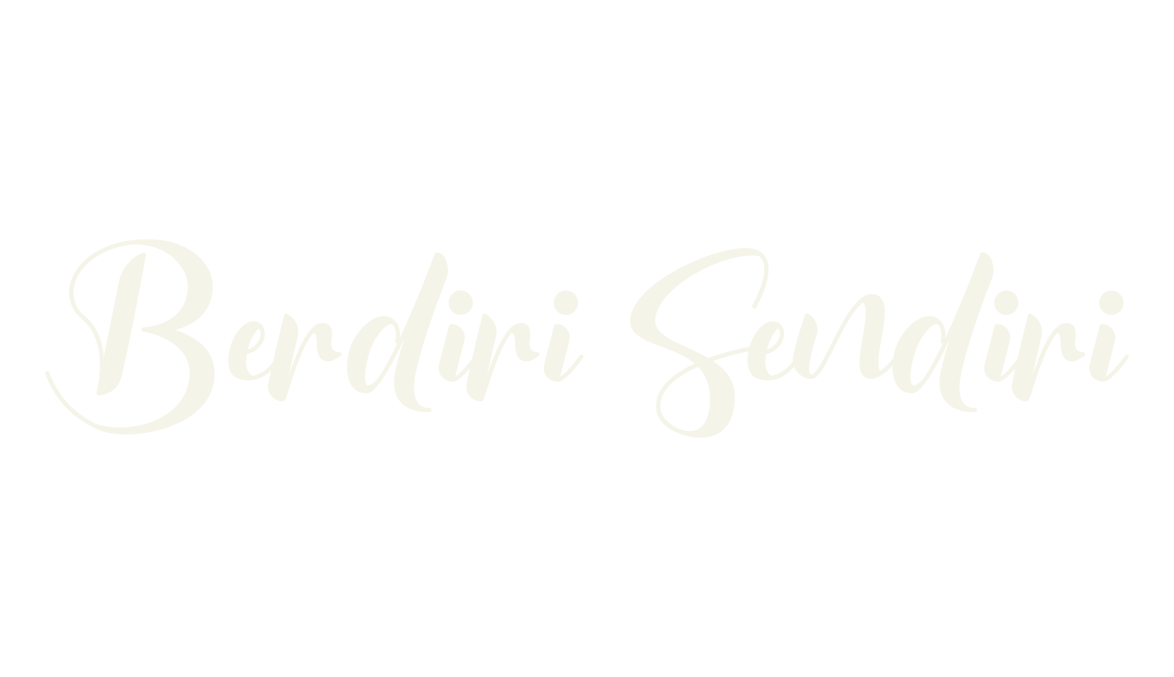 Berdiri Sendiri, script font preview