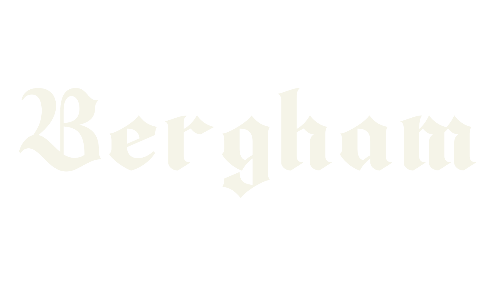 Bergham, tattoo font preview