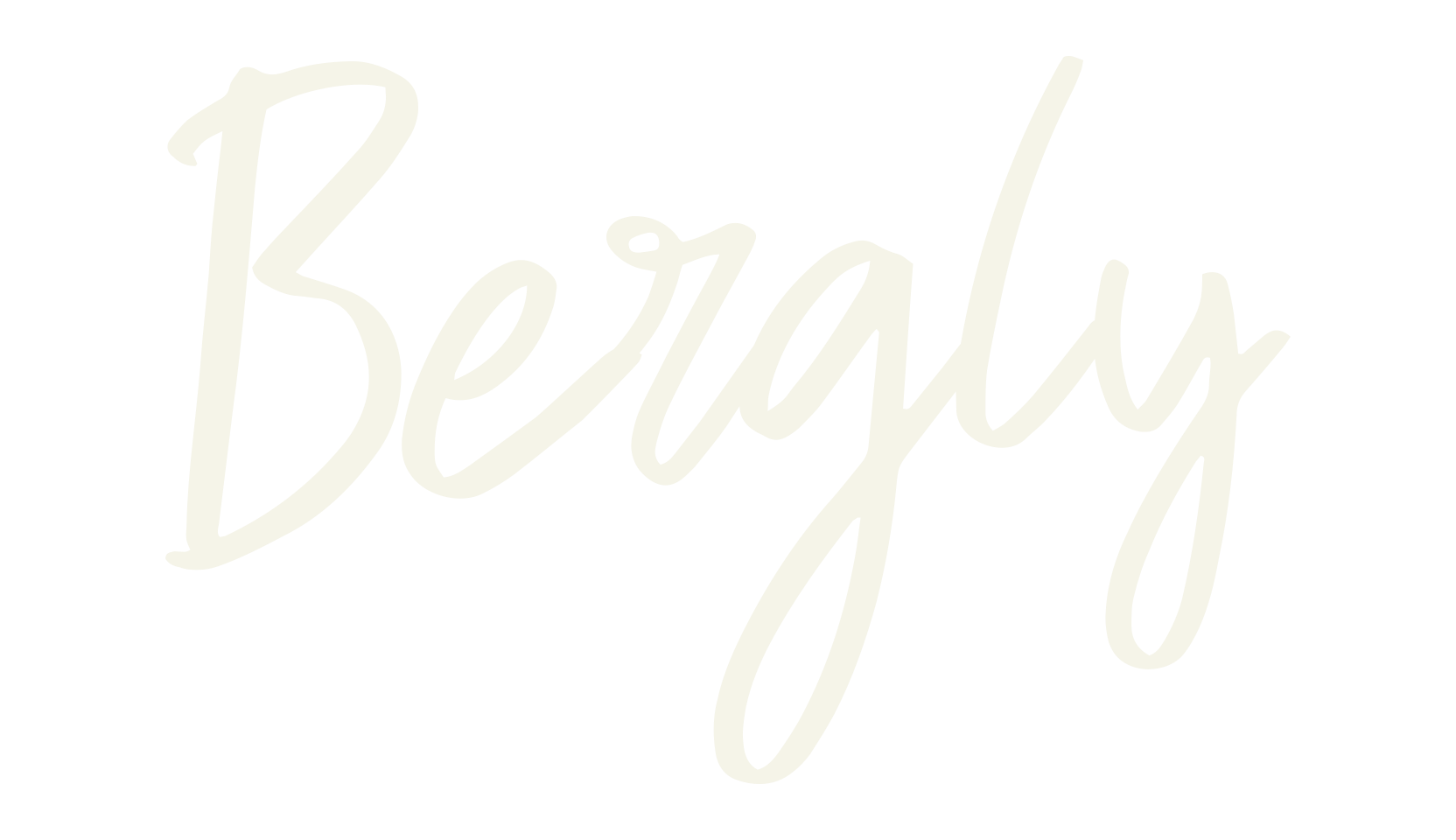 Bergly, tattoo font preview