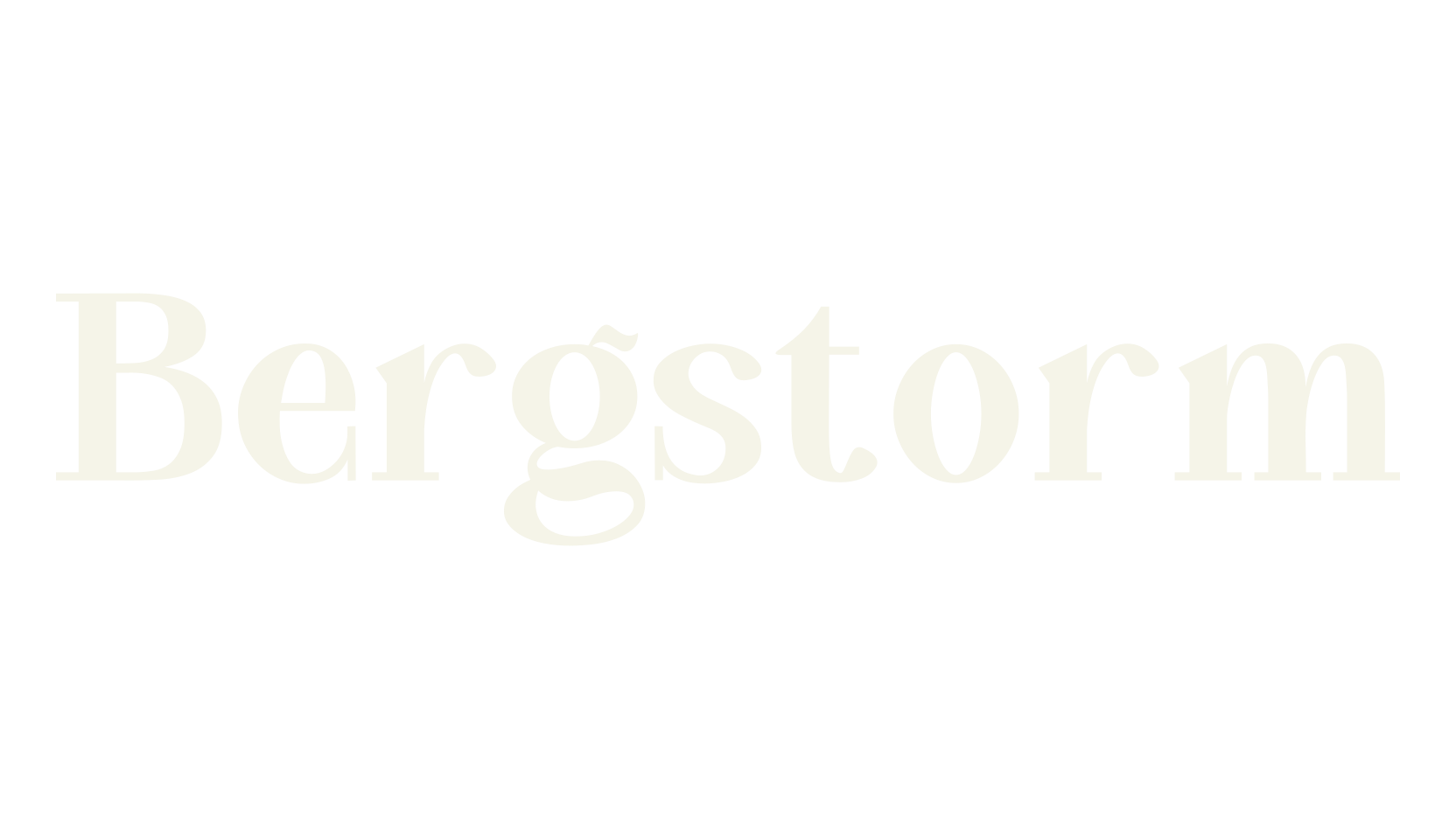Bergstorm, vintage font preview