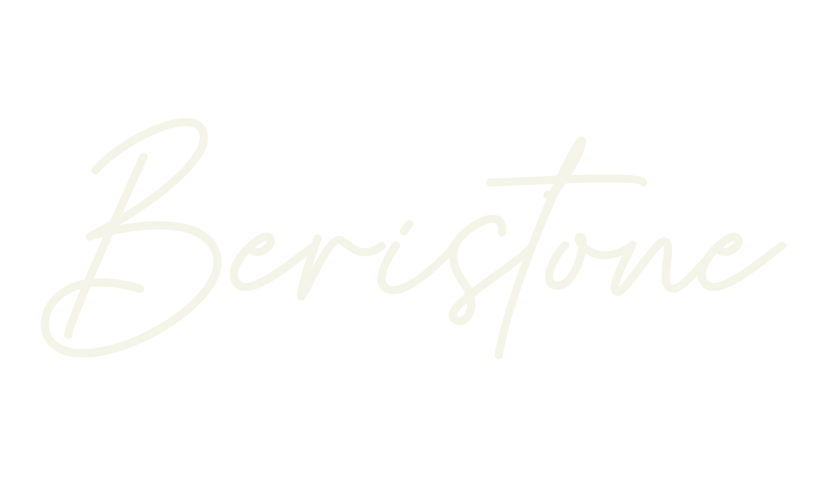 Beristone, script font preview
