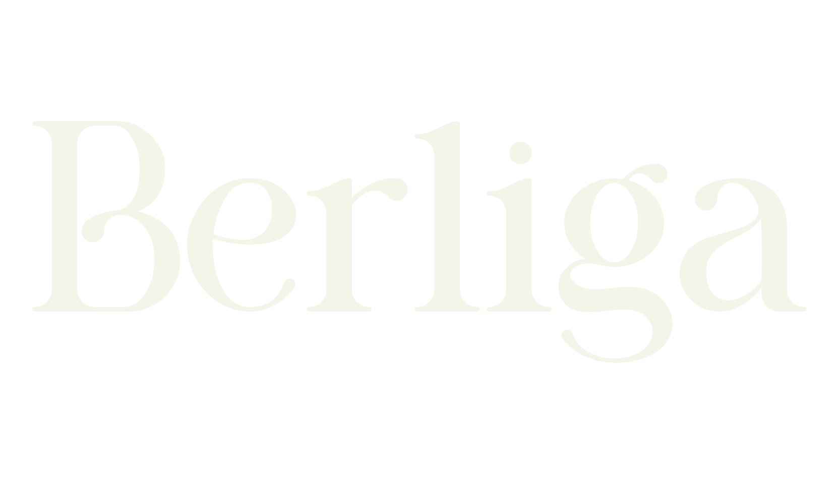 Berliga, serif font preview