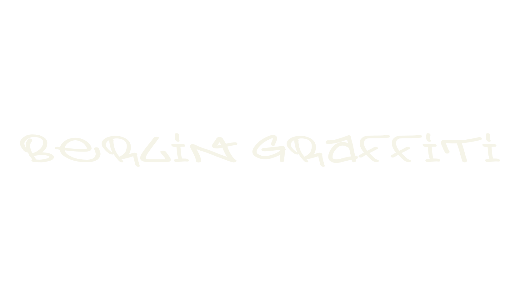 Berlin Graffiti, graffiti font preview