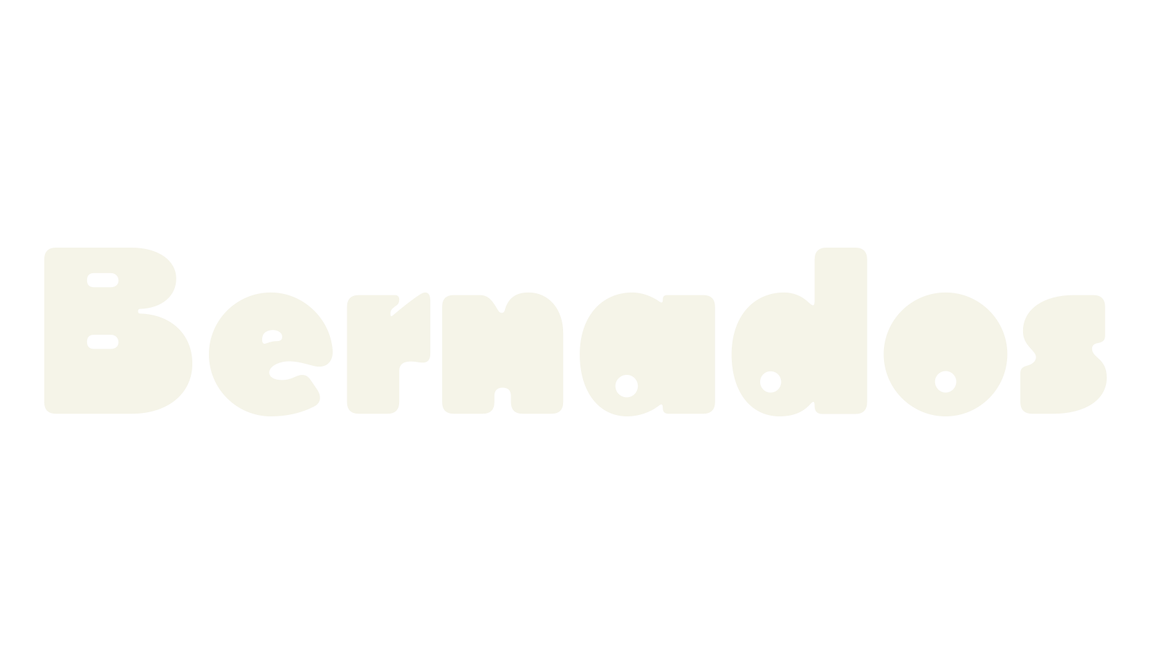 Bernados, bold font preview
