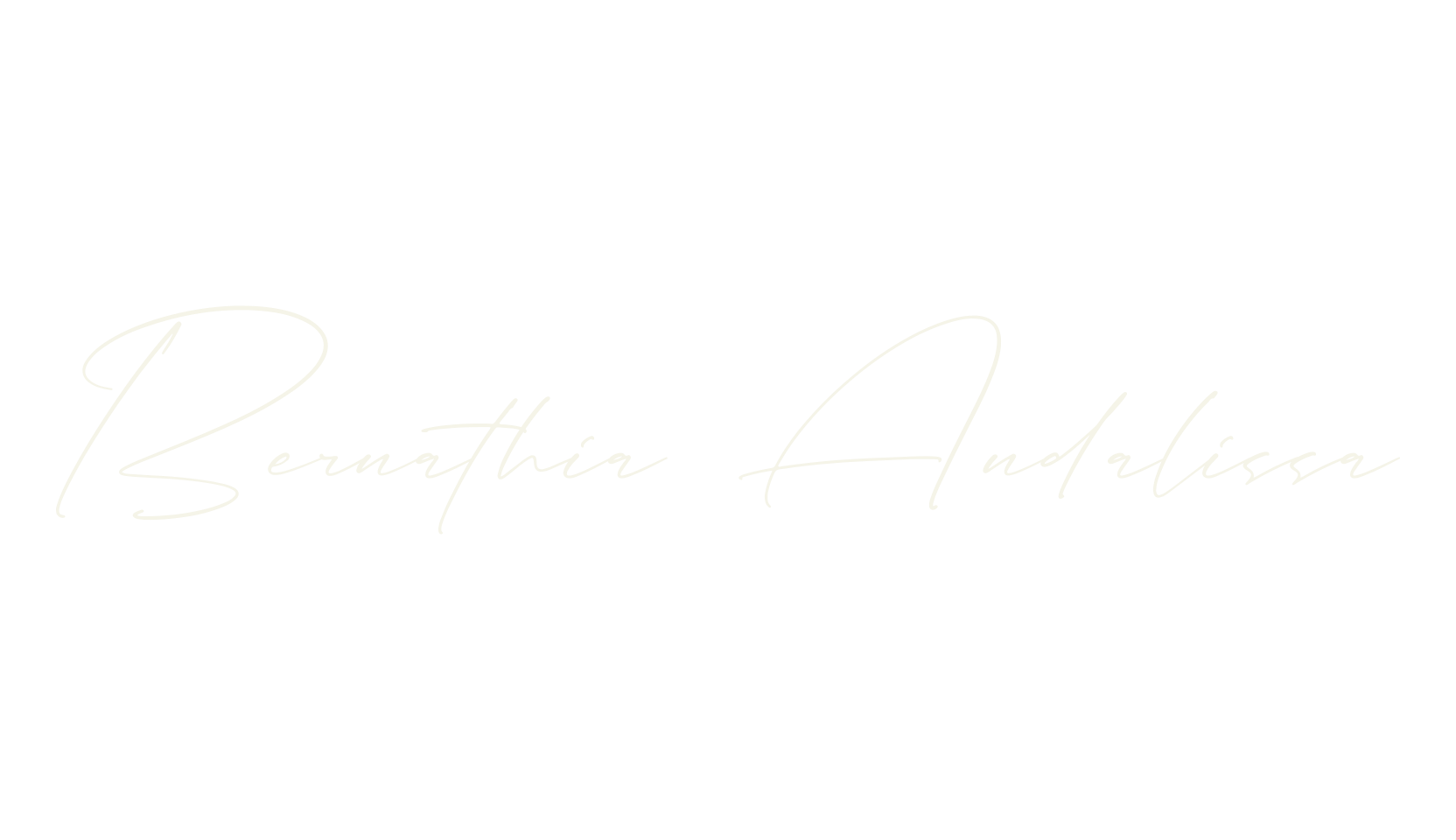 Bernathia Andalissa, script font preview
