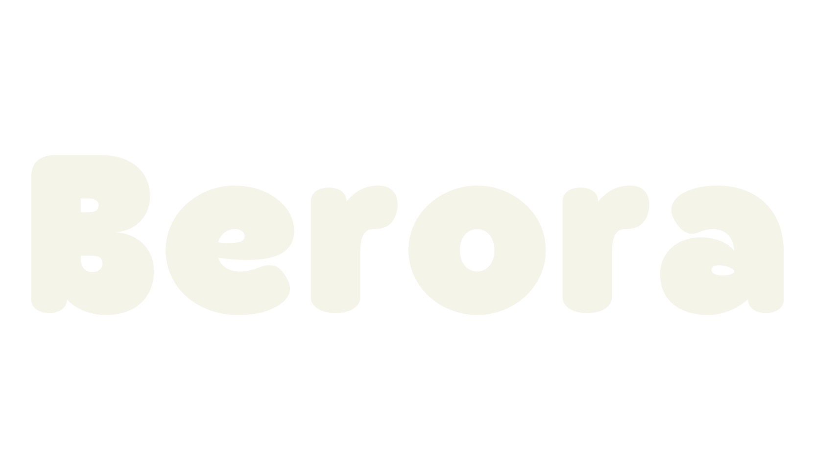 Berora, chunky font preview