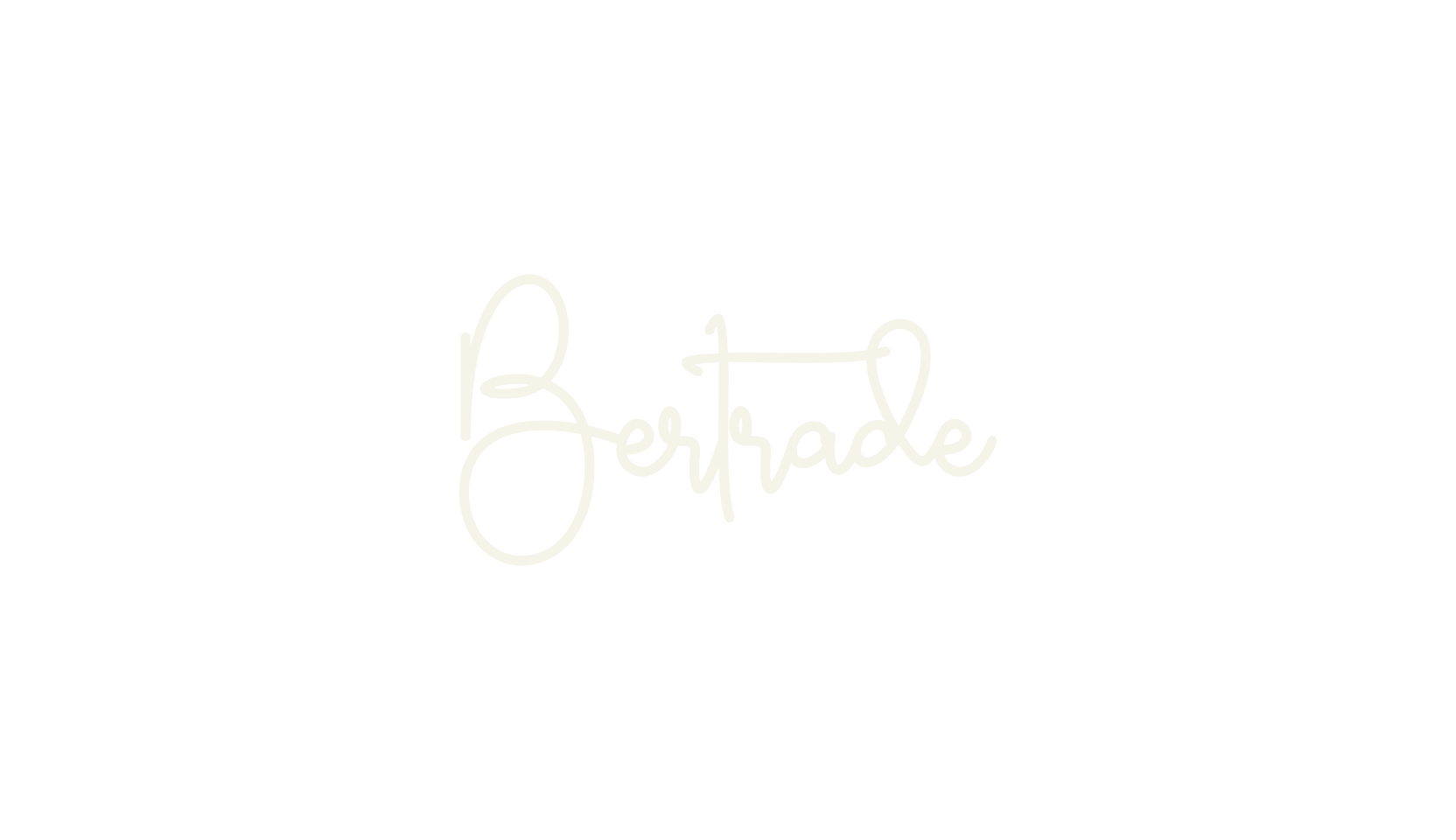 Bertrade, cursive font preview