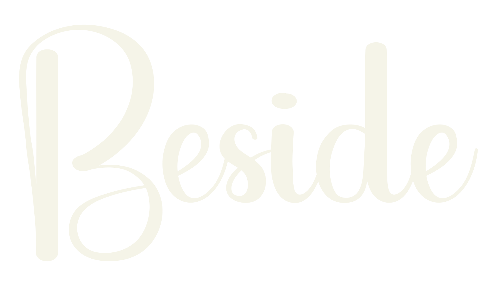 Beside, calligraphy font preview