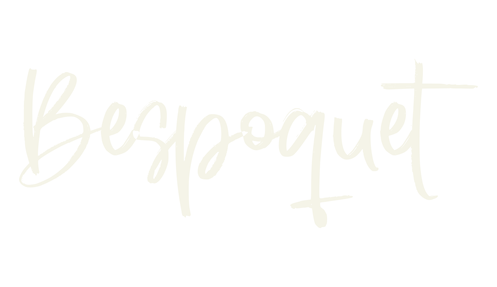 Bespoquet, hand lettering font preview