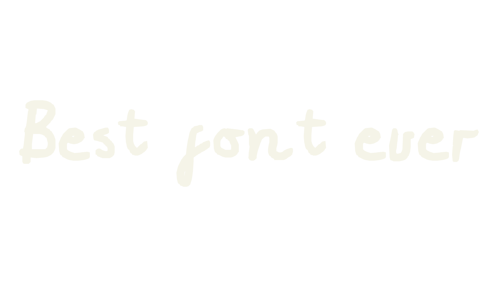 Best font ever, display font preview