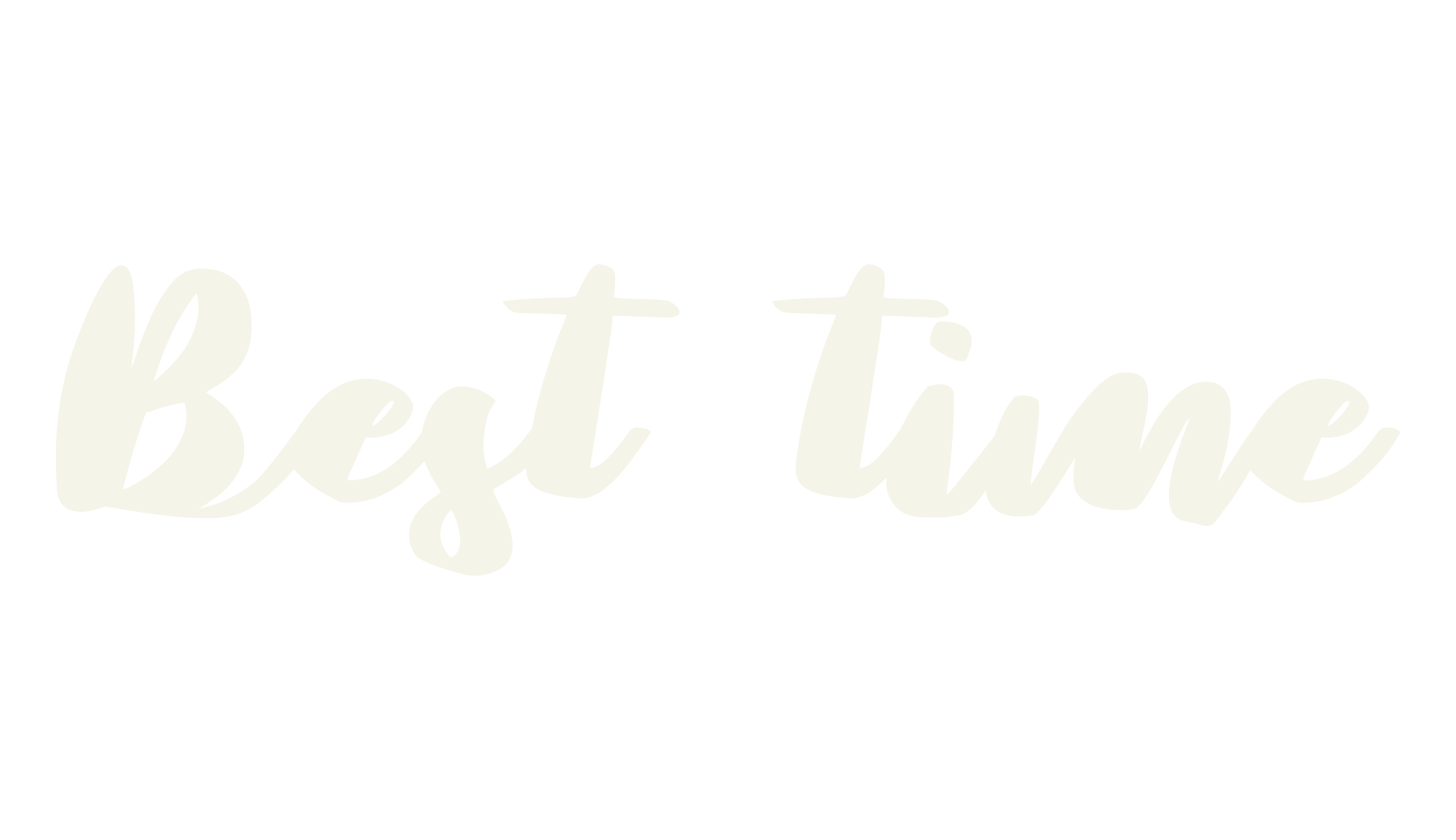 Best time, tattoo font preview