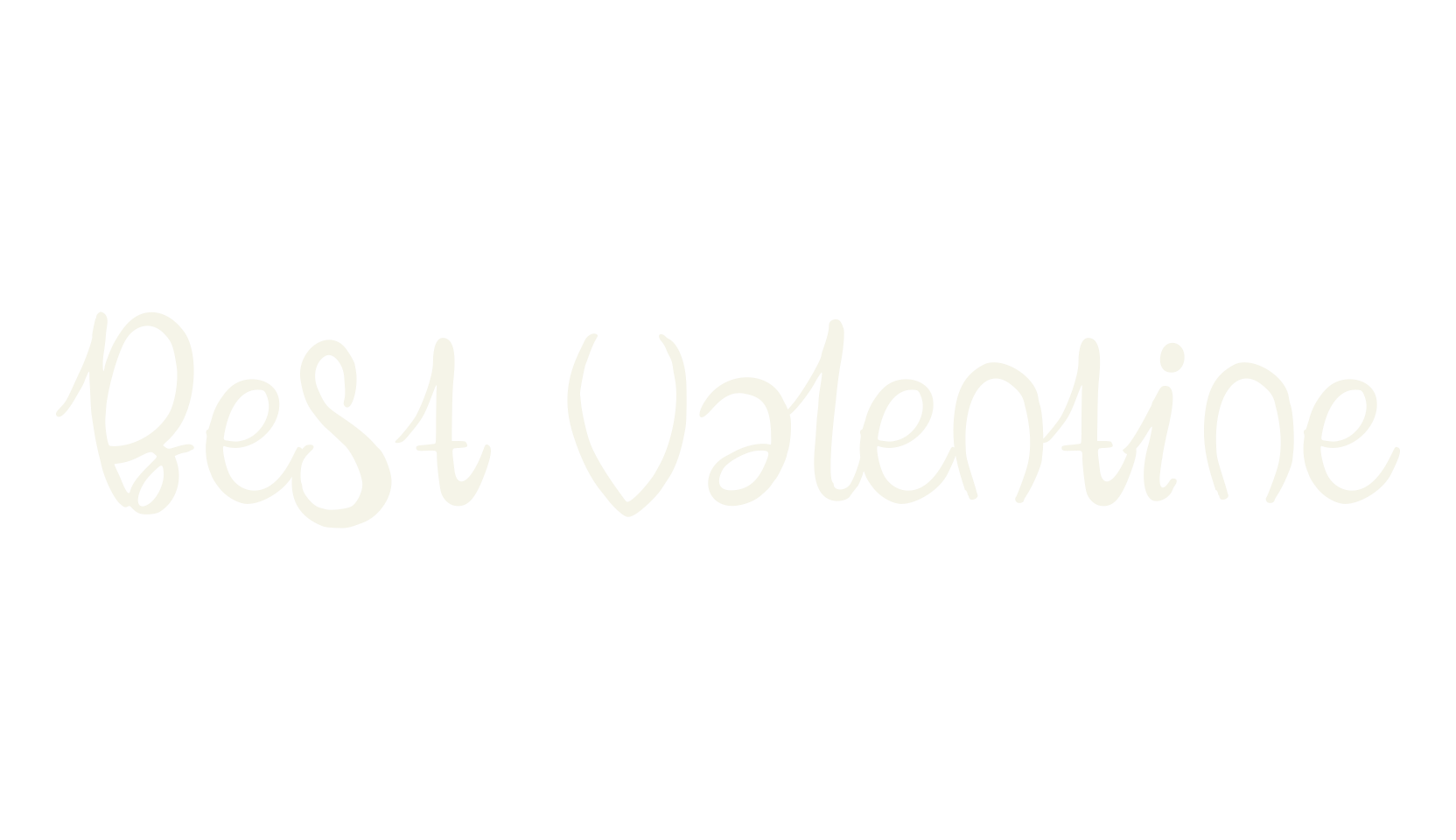 Best Valentine, script font preview