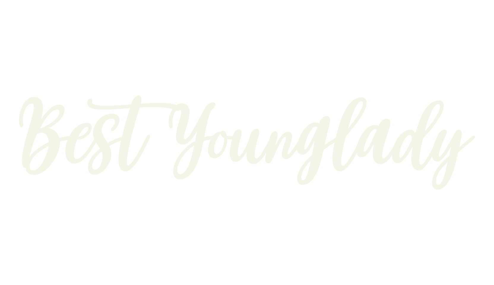 Best Younglady, wedding font preview
