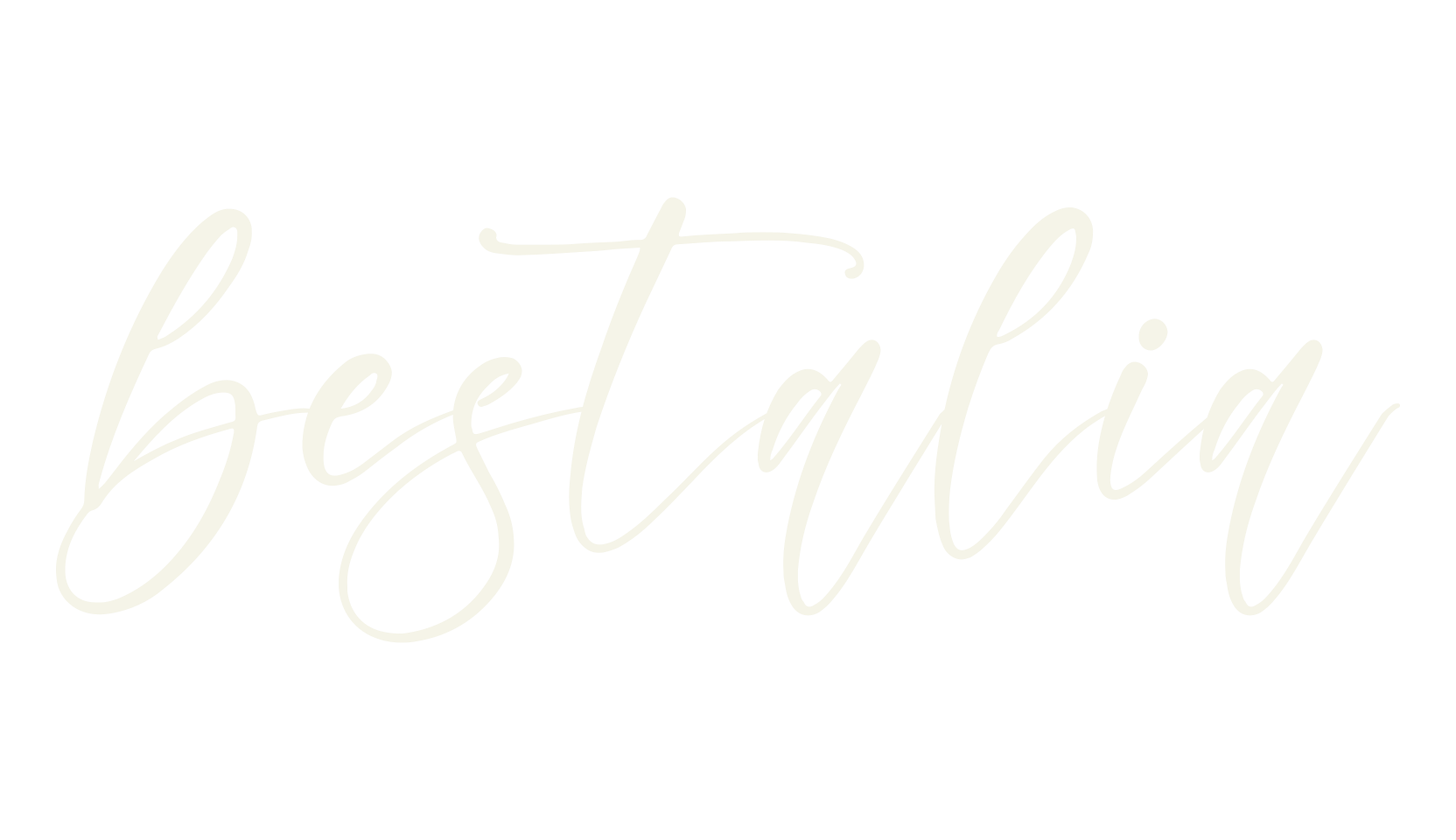 bestalia, script font preview