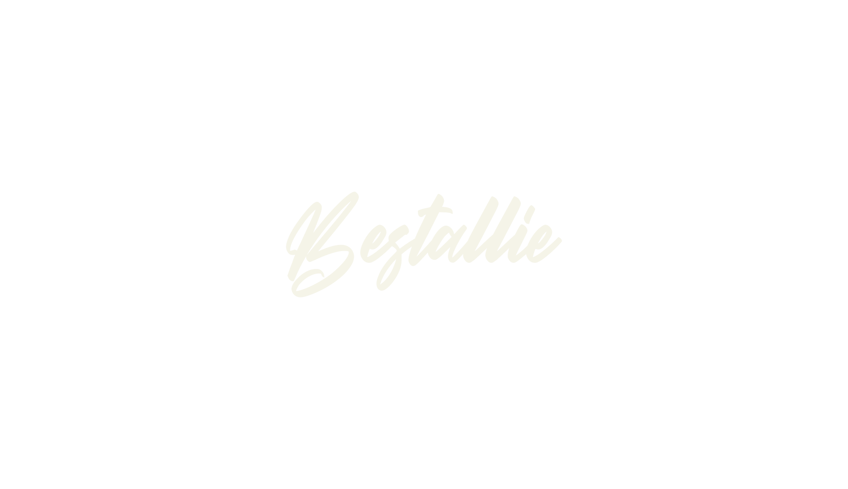 Bestallie, bold font preview