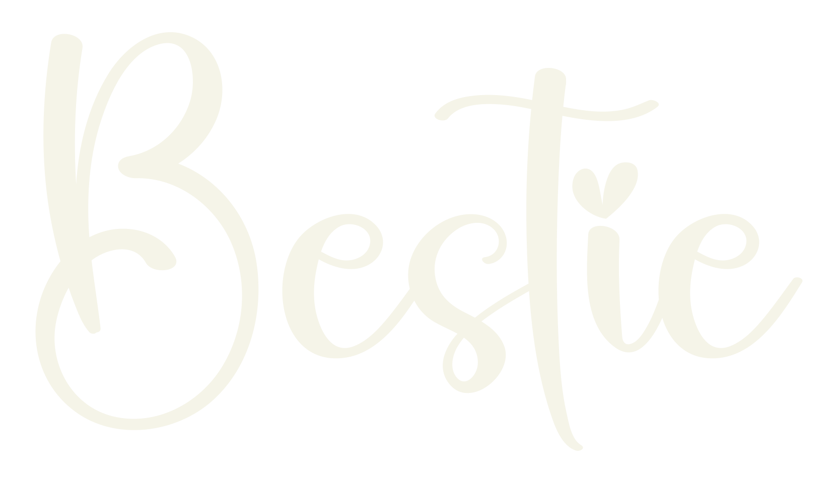 Bestie, fashion script font preview
