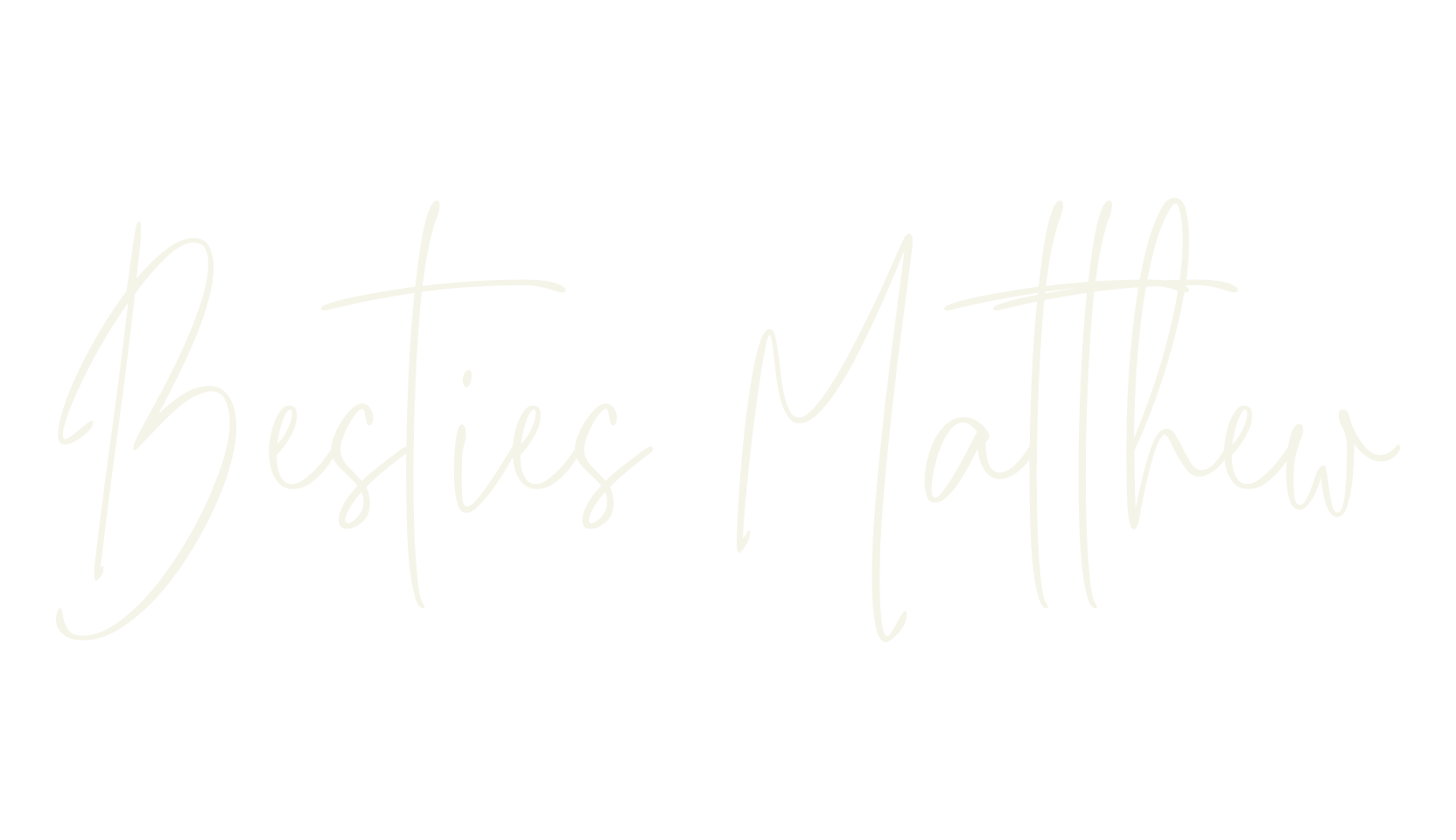 Besties Matthew, fashion sign font preview