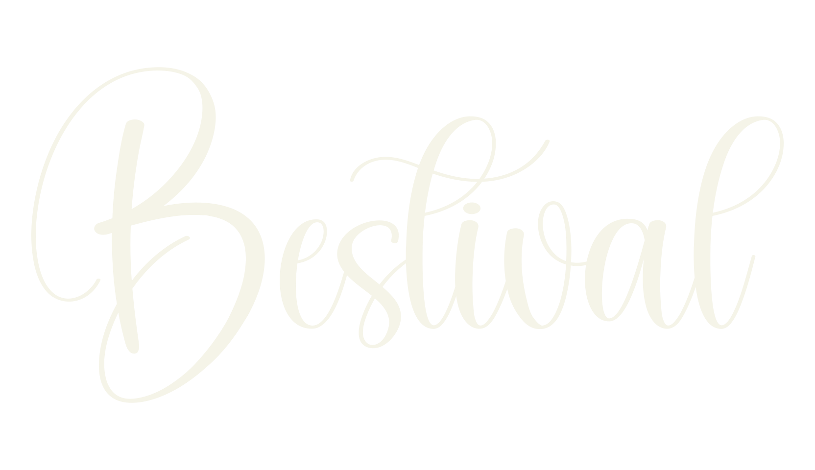 Bestival, fashion script font preview