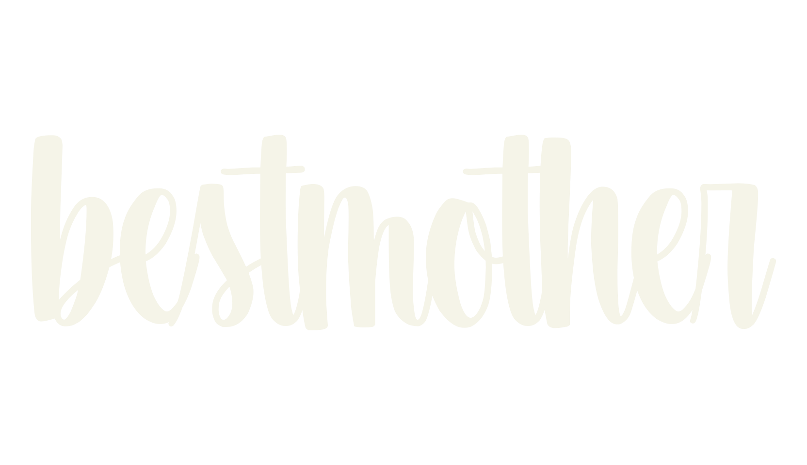 bestmother, script font preview