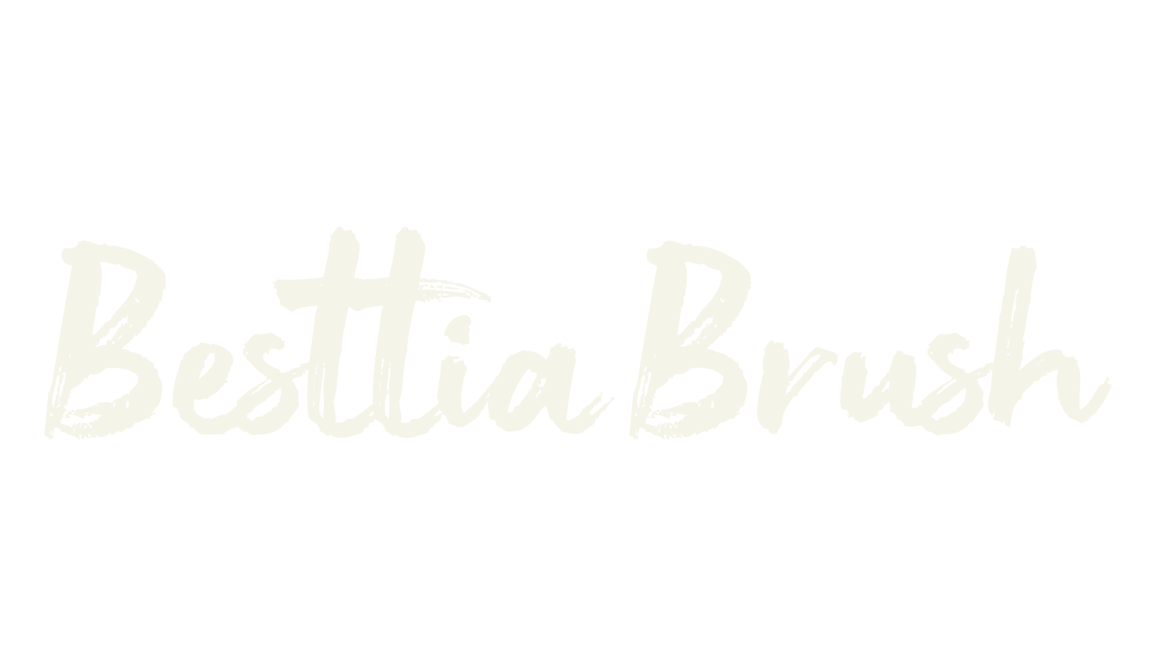 Besttia Brush, brush font preview