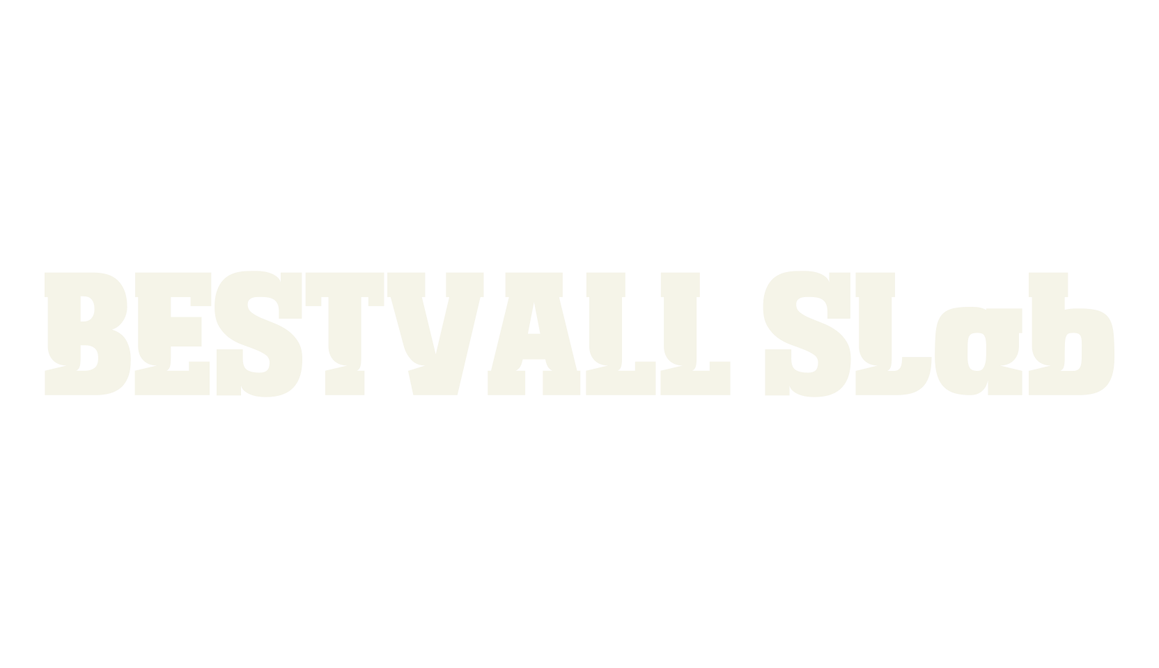BESTVALL Slab, sports font preview