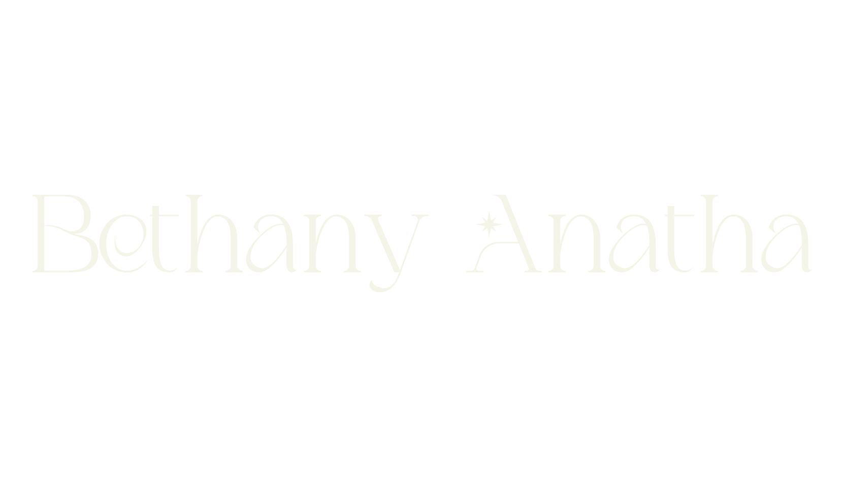 Bethany Anatha, unique font preview