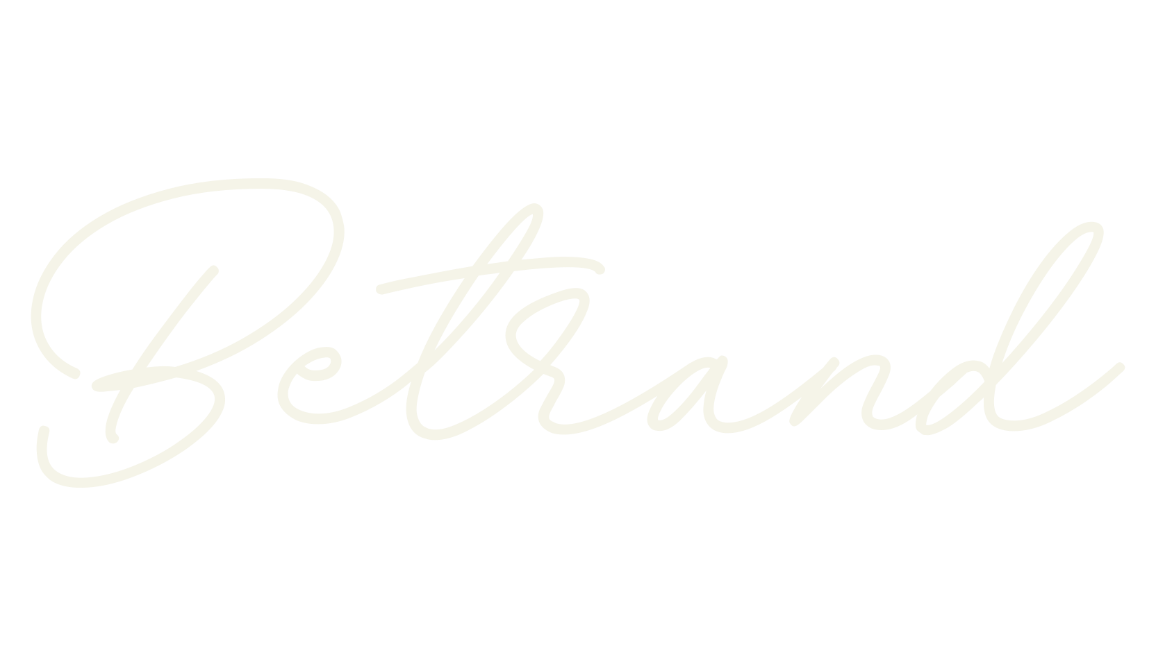 Betrand, signature font preview