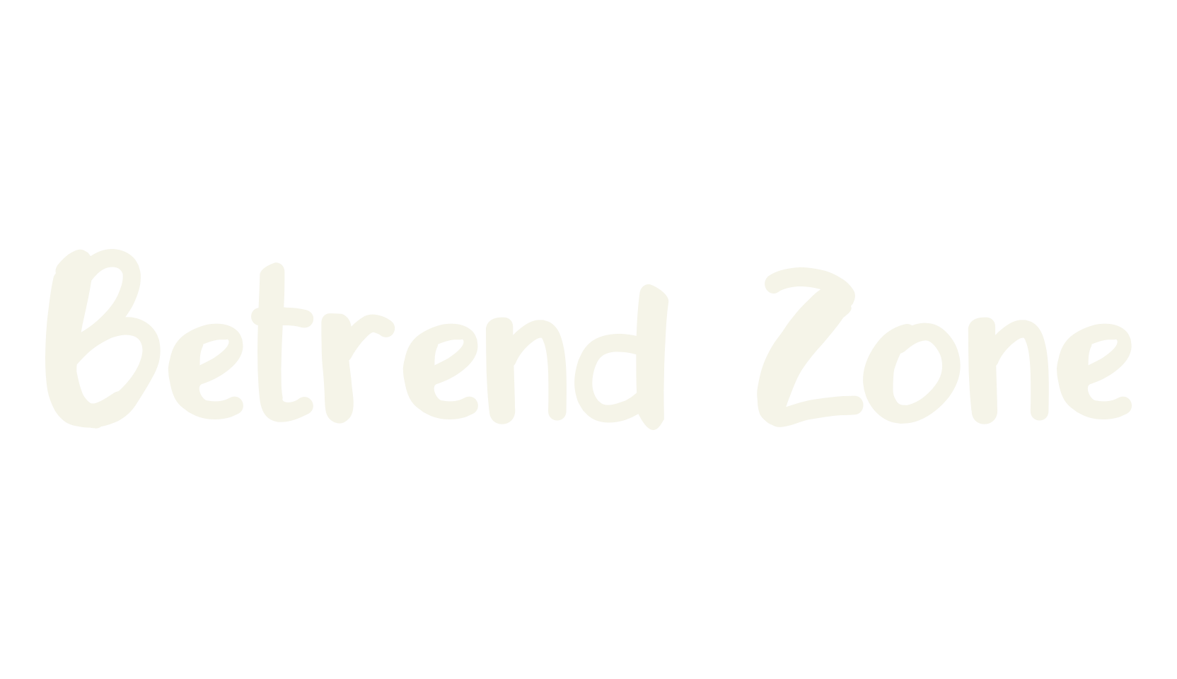Betrend Zone, cute font preview