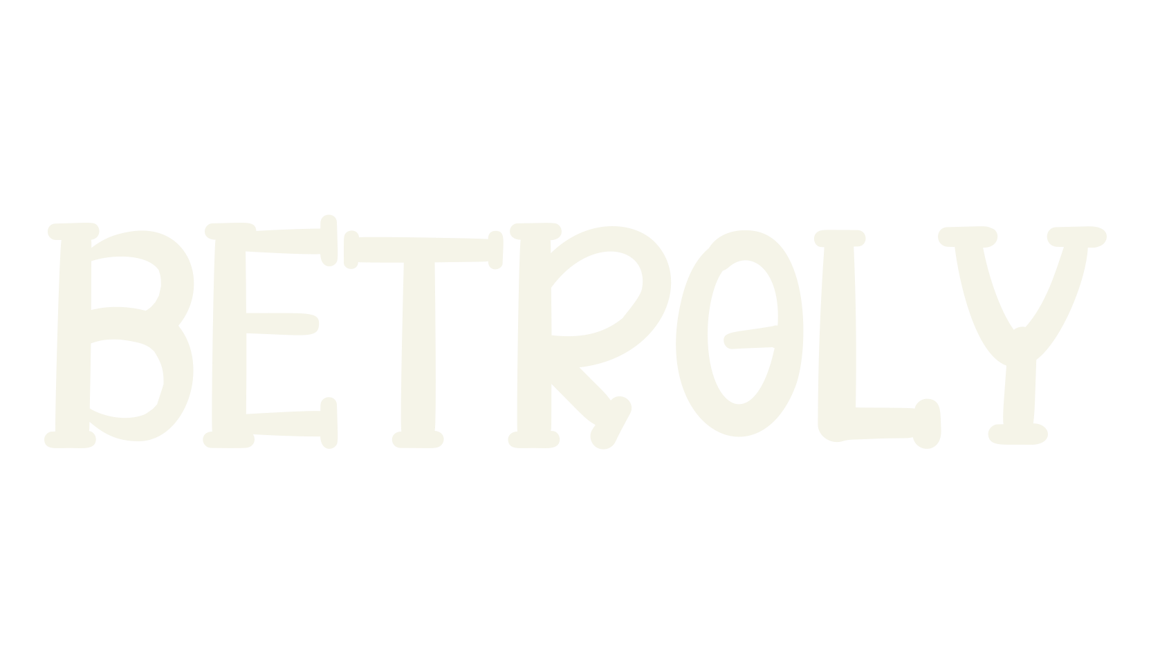 BETROLY, cute font preview