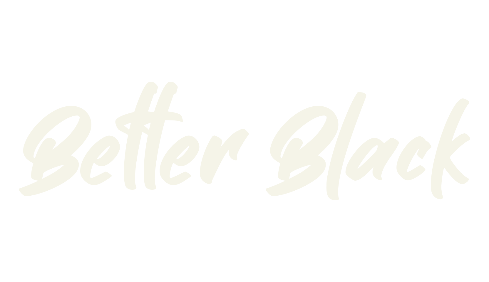 Better Black, calligraphy font preview