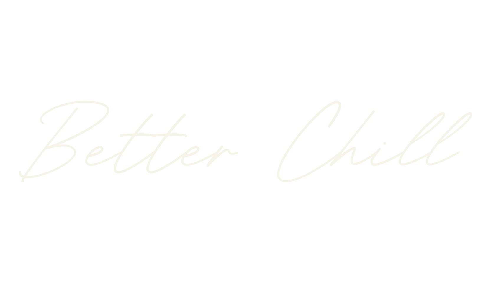 Better Chill, handwriting font preview
