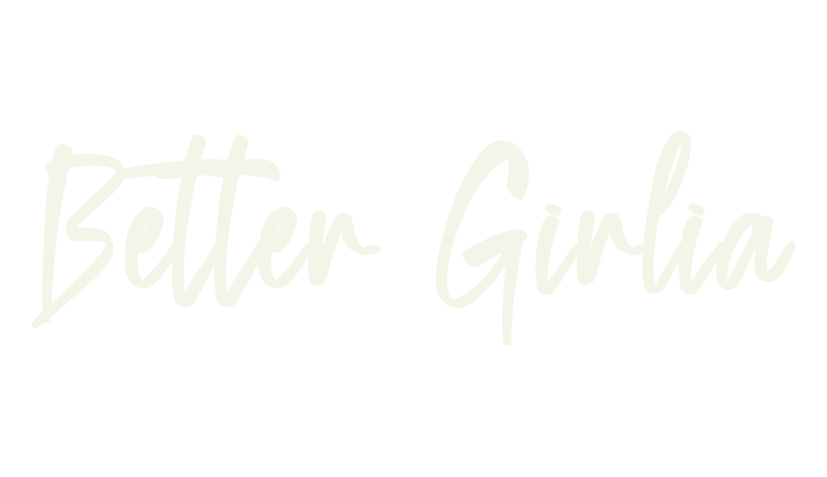 Better Girlia, cursive font preview