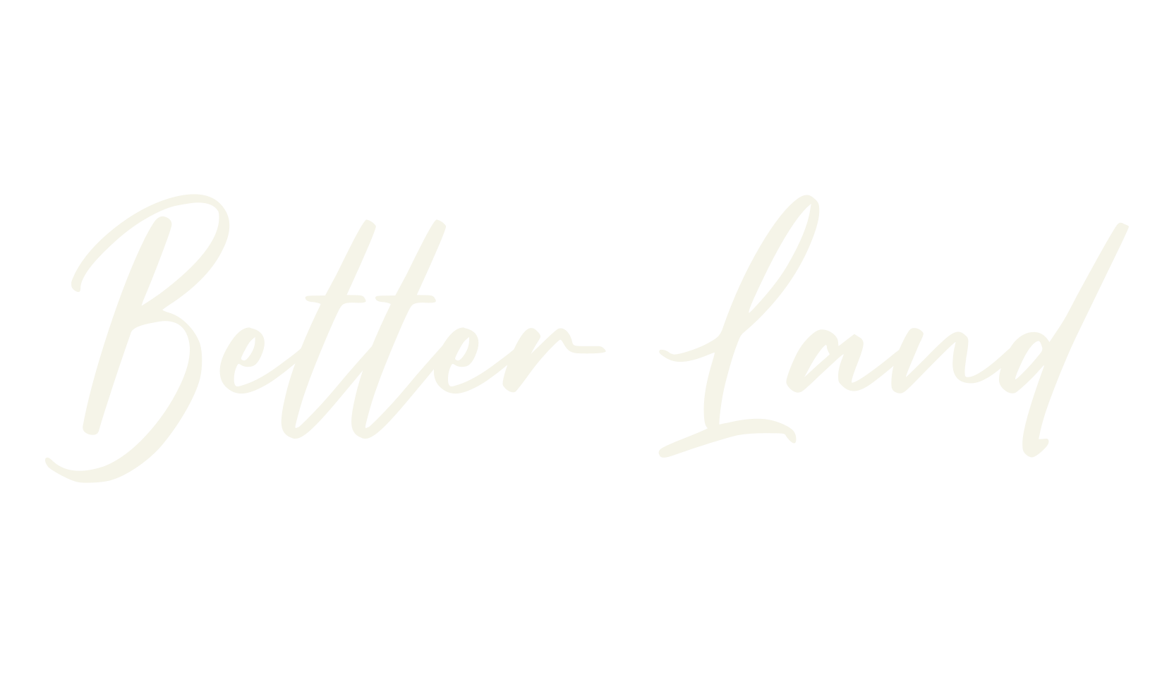 Better Land, typography font preview