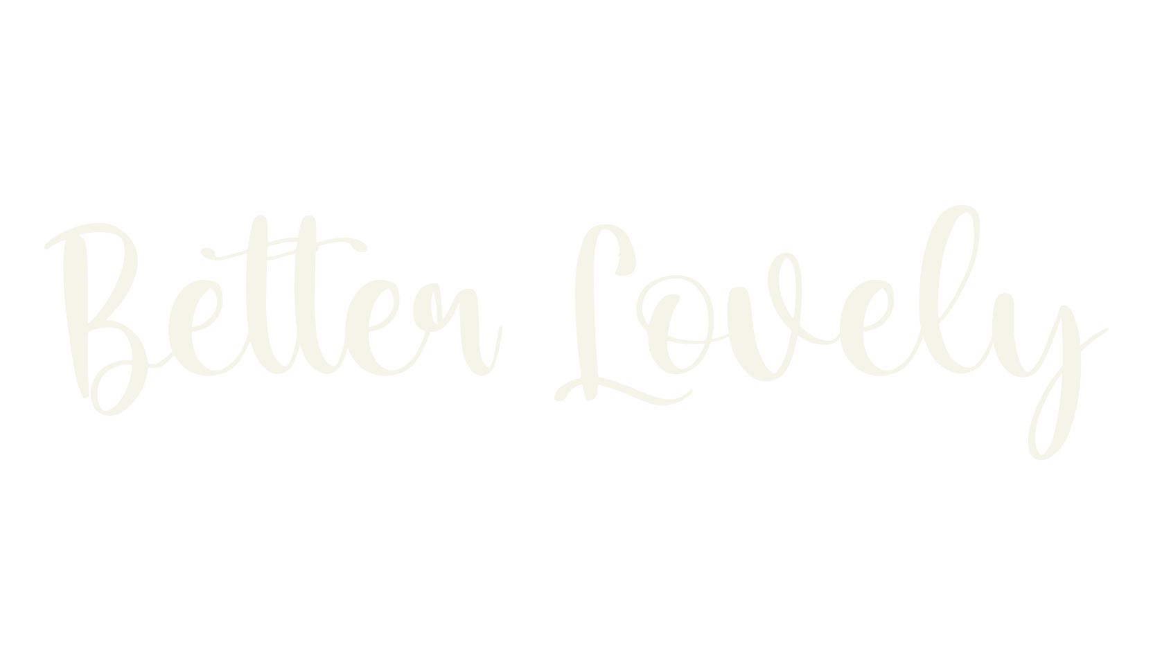 Better Lovely, script font preview