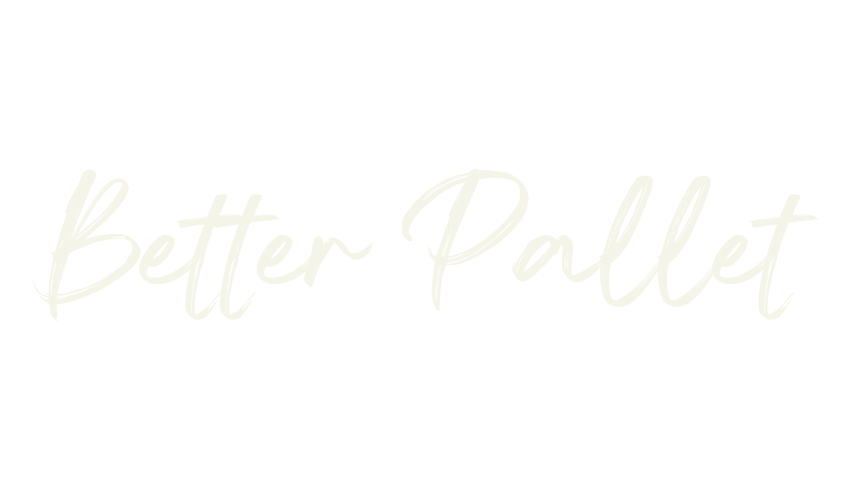 Better Pallet, handwritten font preview