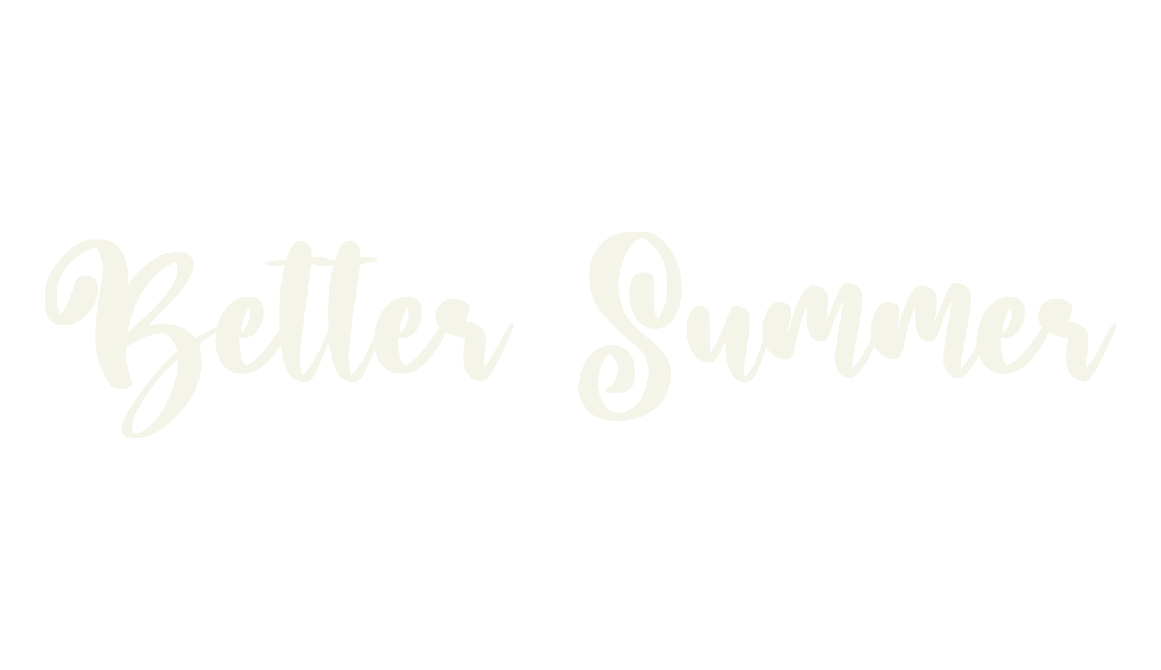 Better Summer, fashion sign font preview