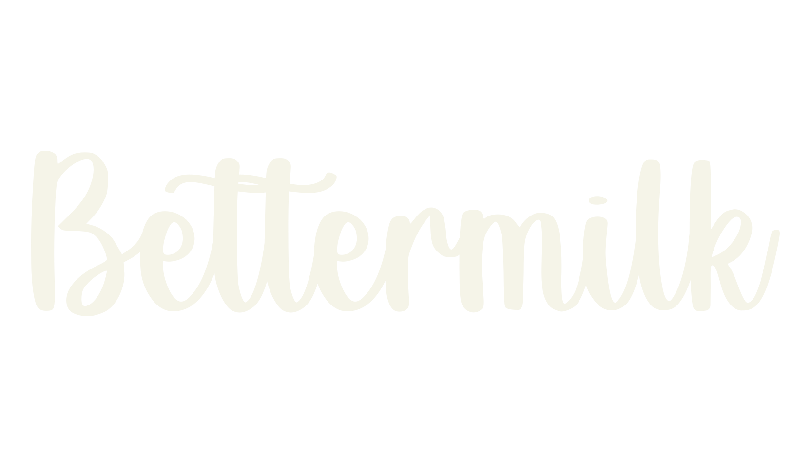 Bettermilk, cute font preview