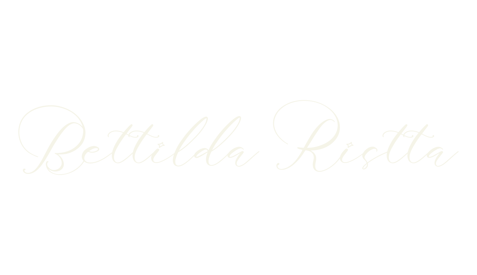 Bettilda Ristta, script font preview