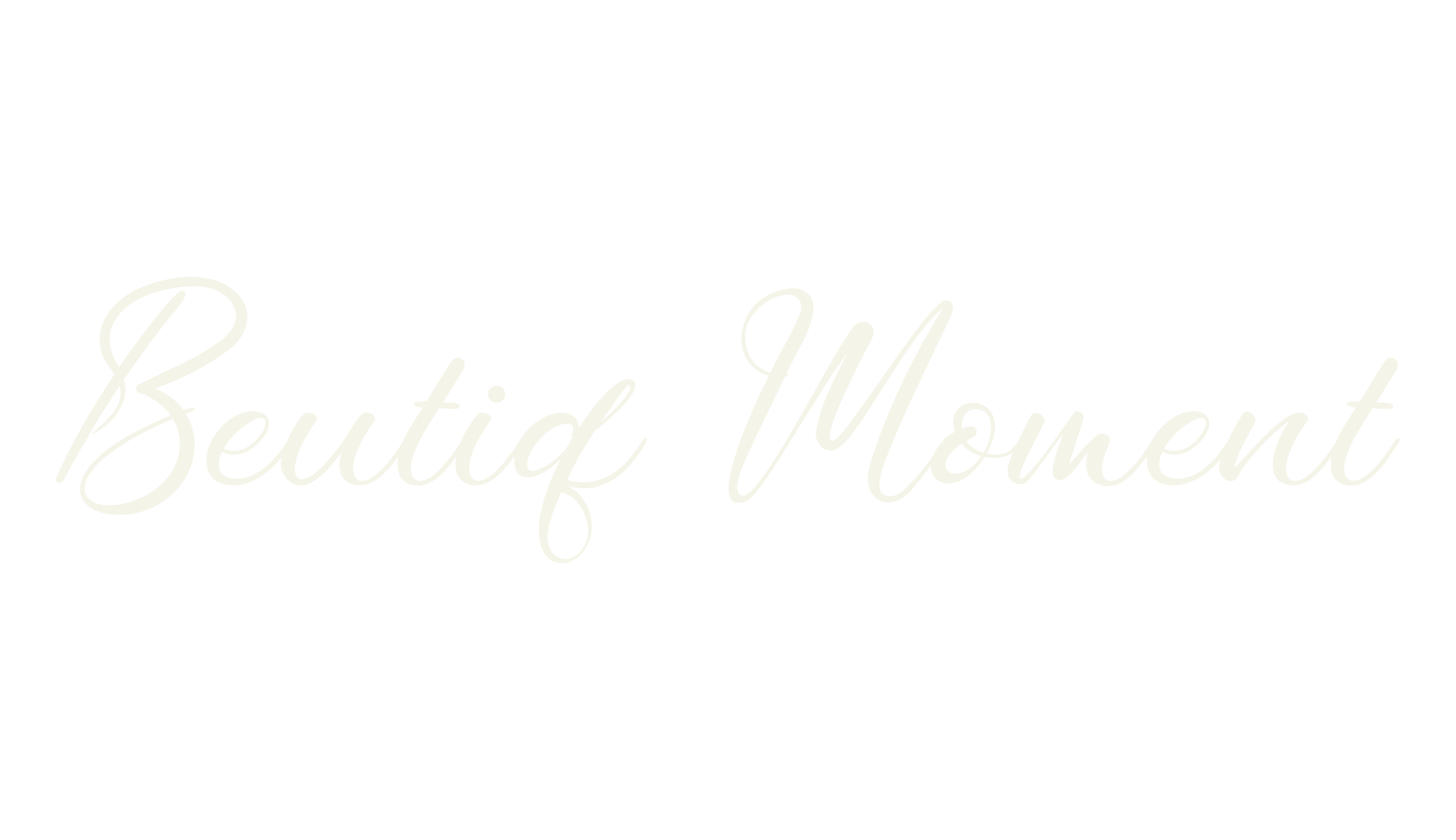 Beutiq Moment, calligraphy font preview