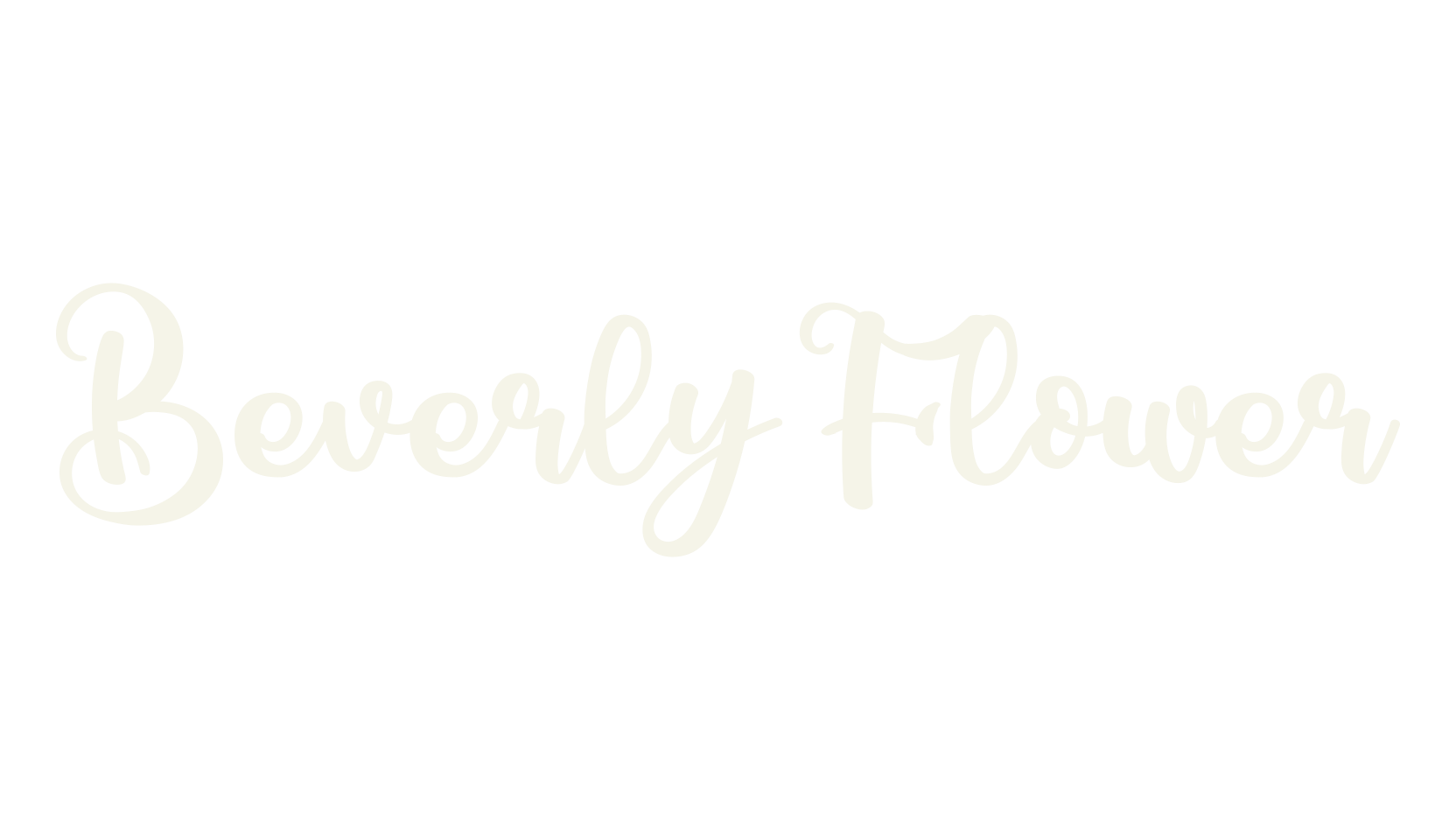 Beverly Flower, flower font preview