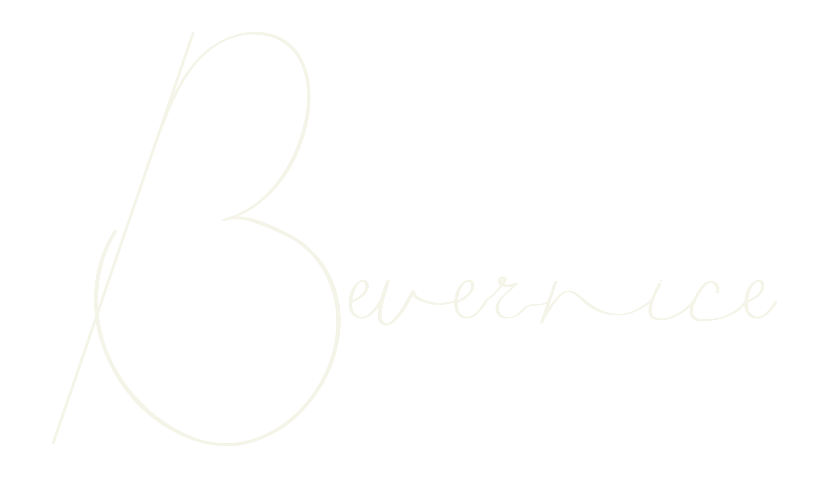 Bevernice, calligraphy font preview