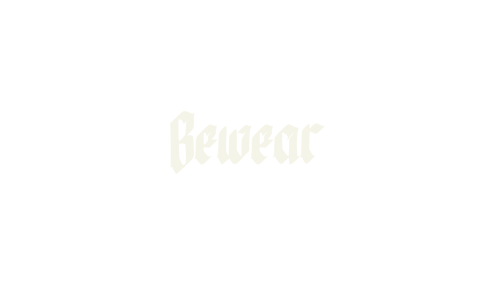 Bewear, death metal font preview