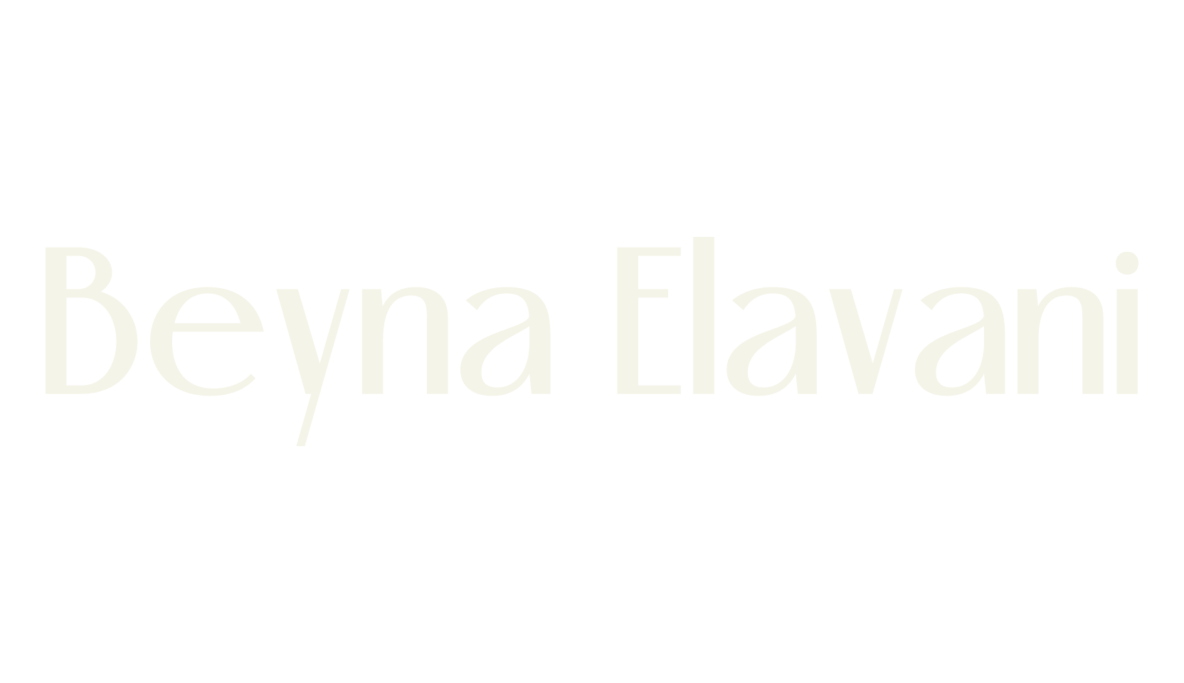 Beyna Elavani, script font preview