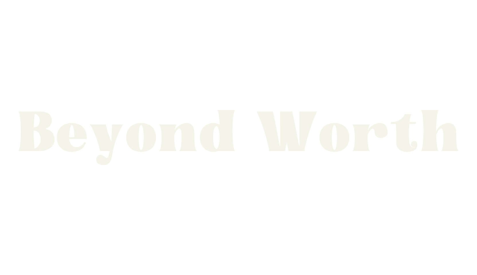 Beyond Worth, outline font preview