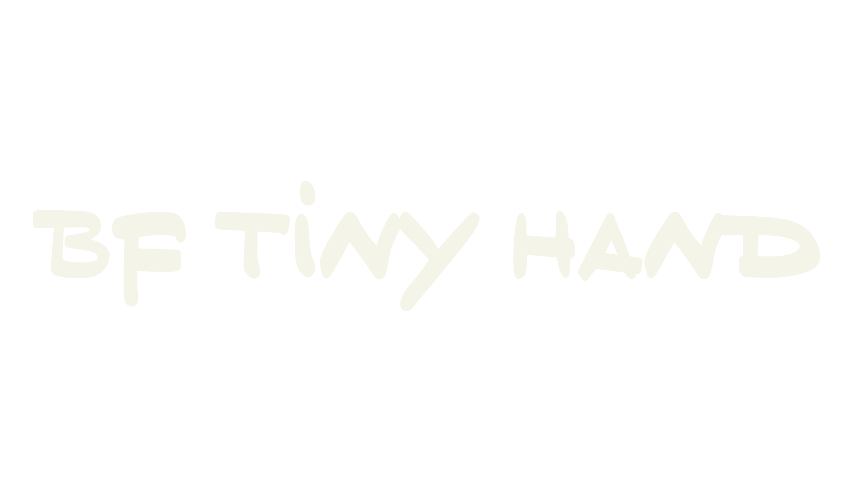 BF Tiny Hand, donald trump font preview
