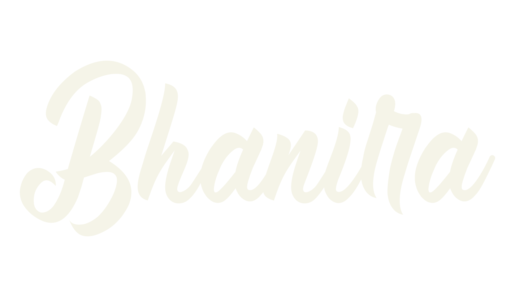 Bhanira, cursive font preview