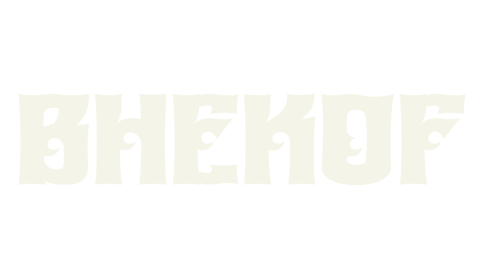 BHEKOF, groovy font preview